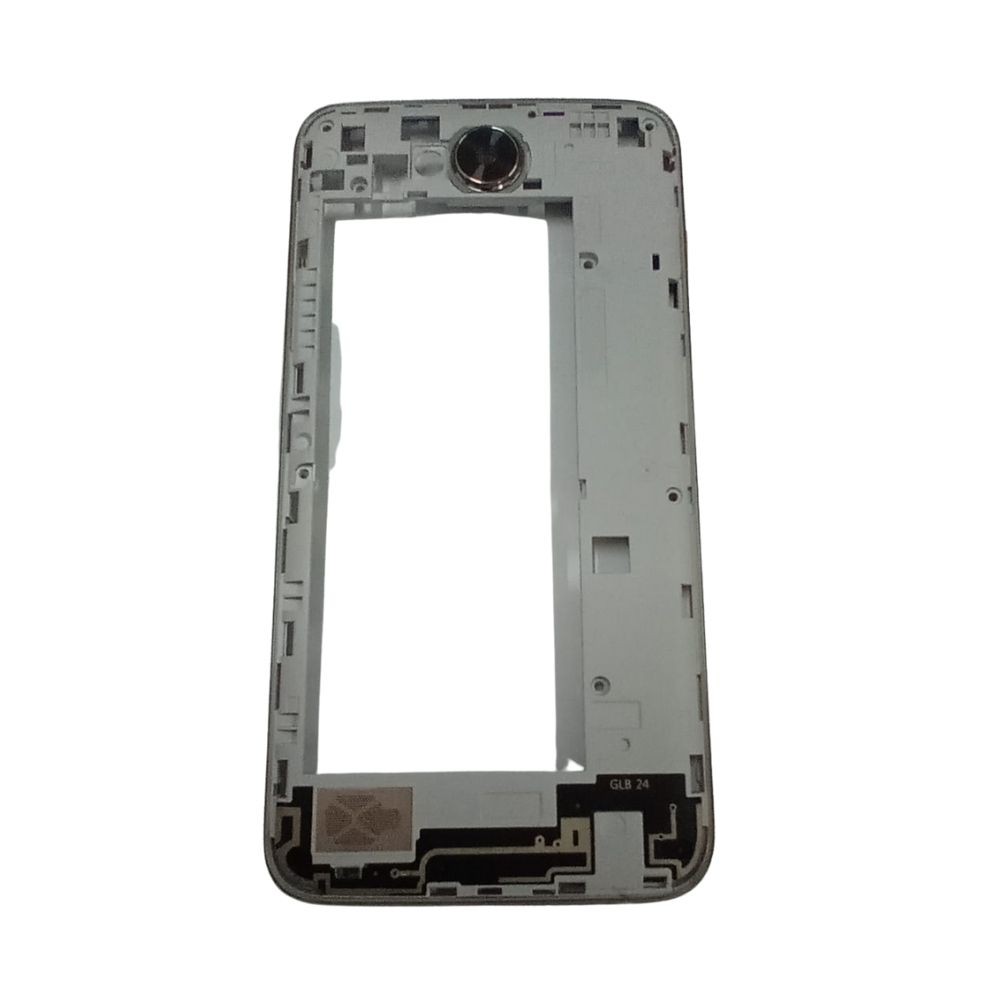 Carcaça Aro LG K10 Power M320 com Conector do Fone Dourado Original