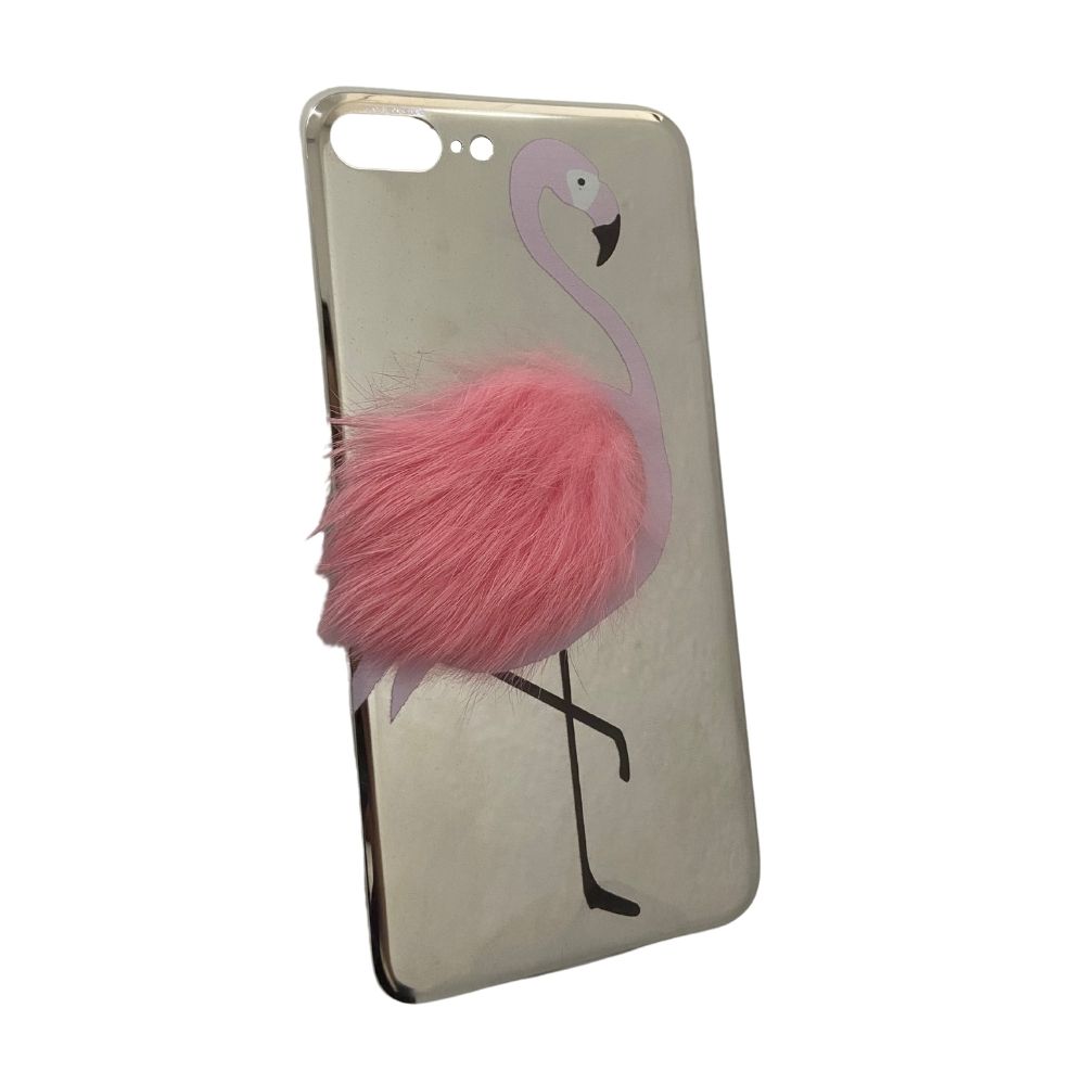 Capa Espelhada Flamingo Rosa Para iPhone 6 6s 7 8 Plus